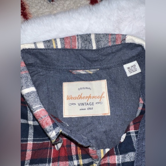 NWOT Weatherproof Vintage Men's Casual Soft Brushed Plaid Button-Down Flannel - Picture 5 of 6